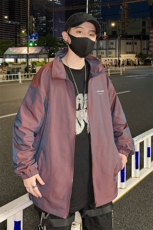 2021男士外套秋季新款炫彩反光印花外衣潮流夹克男A436-2015-P60，男装夹克，电商A436