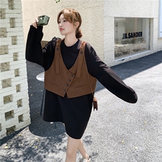 2025秋装新款通勤时尚两件套马甲套装女2C325-518P155K228，女装套装/套裙，2C325