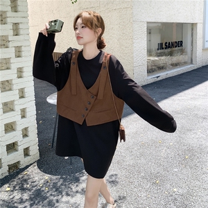 2025秋装新款通勤时尚两件套马甲套装女2C325-518P155K228图片