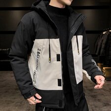 冬装男加厚棉衣连帽潮流保暖宽松外套上衣棉袄流行棉服Y9126-P75，男装棉衣，星座610（原A335）