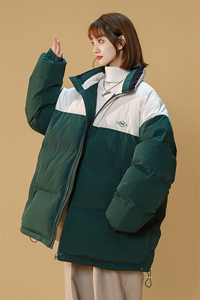 中性风23冬季时尚百搭宽松字母潮流棉服外套MY5060特批P95控158图片