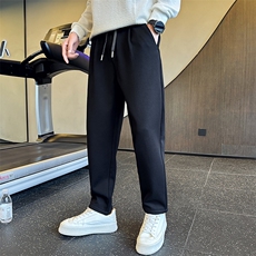 加绒加厚裤子男秋冬季2025新款百搭休闲裤C317-65318-P78，男装卫衣，电商C317