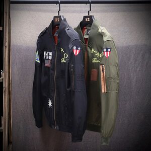 秋季跑男飞行服帅气青春休闲夹克A222-J图片