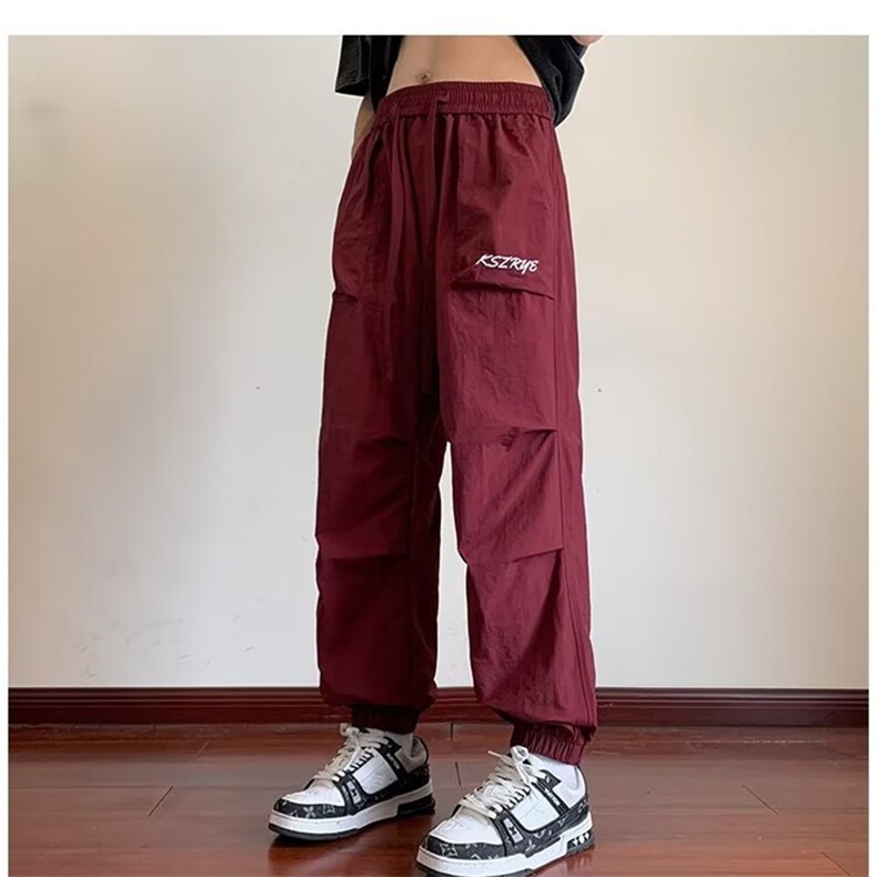 冰丝速干伞兵裤子男夏季宽松束脚裤痞帅潮牌运动休闲裤k8661-p55,男装休闲裤,星座1008