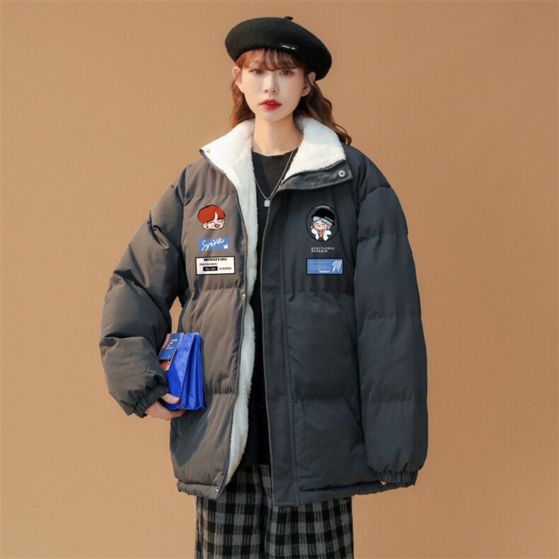 ！2023冬季新款男女同款立领棉衣百搭情侣棉服外套MY110特P78,男装棉衣,电商B220