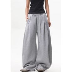 慵懒松弛感运动健身瑜伽阔腿裤宽松直筒拖地显瘦抖抖裤KY100，男装休闲裤，星座1116A（原606A-3）