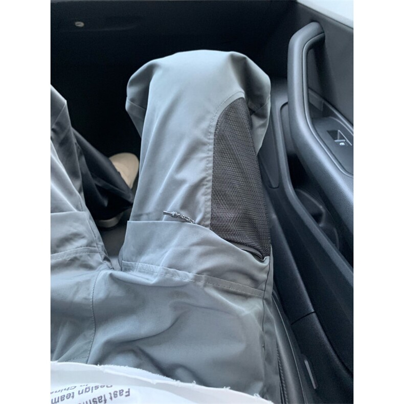 KZA599LL-P48美式机能冲锋裤男网眼透气尼龙速干工装裤户外登山裤,男装工装外套,星座1007（原301D）