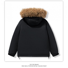 【升级款】派克服工装羽绒棉服oversize面包服外套Y902-P110网图，男装棉衣，电商B245