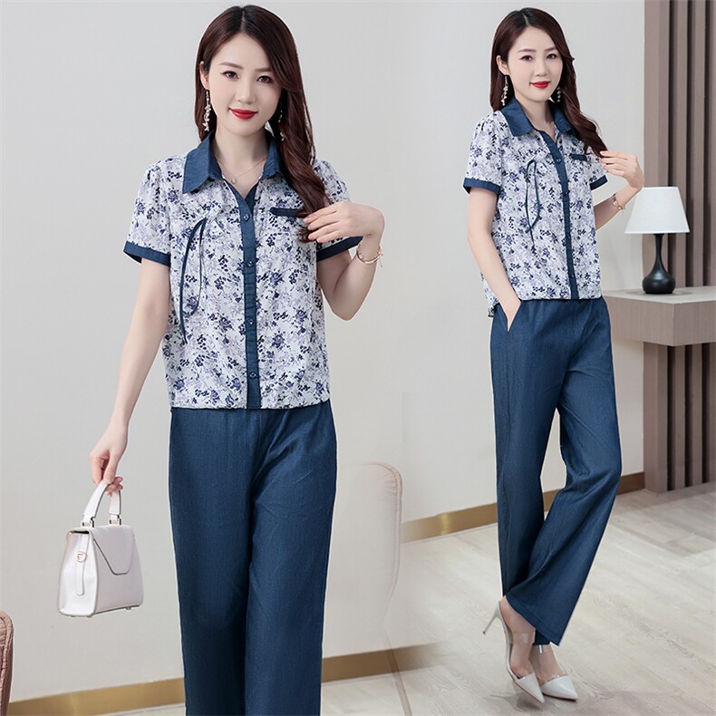 美容师工作服女长裤显瘦养生馆桑拿足疗工作服酒店足疗足浴技师服,女装套装/套裙,妙形