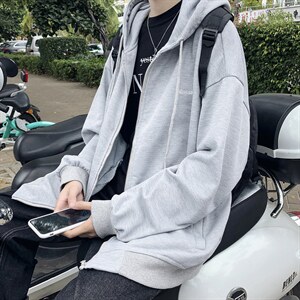 2024秋冬新款运动开衫连帽卫衣XW190：特批35,男装卫衣,星座718-1