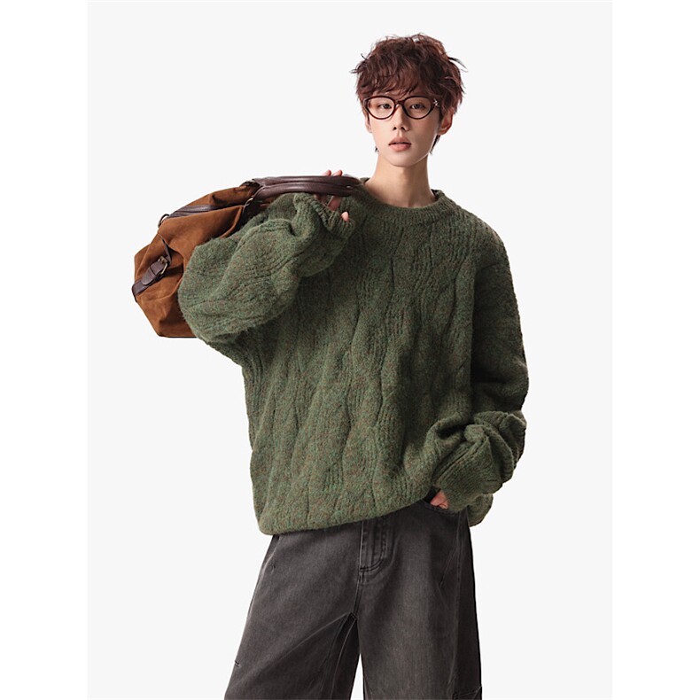 【现货】M5823-P55-控1084色入纯北极绒男士宽松套头纯色毛衣,男装针织衫/毛衣,电商B335