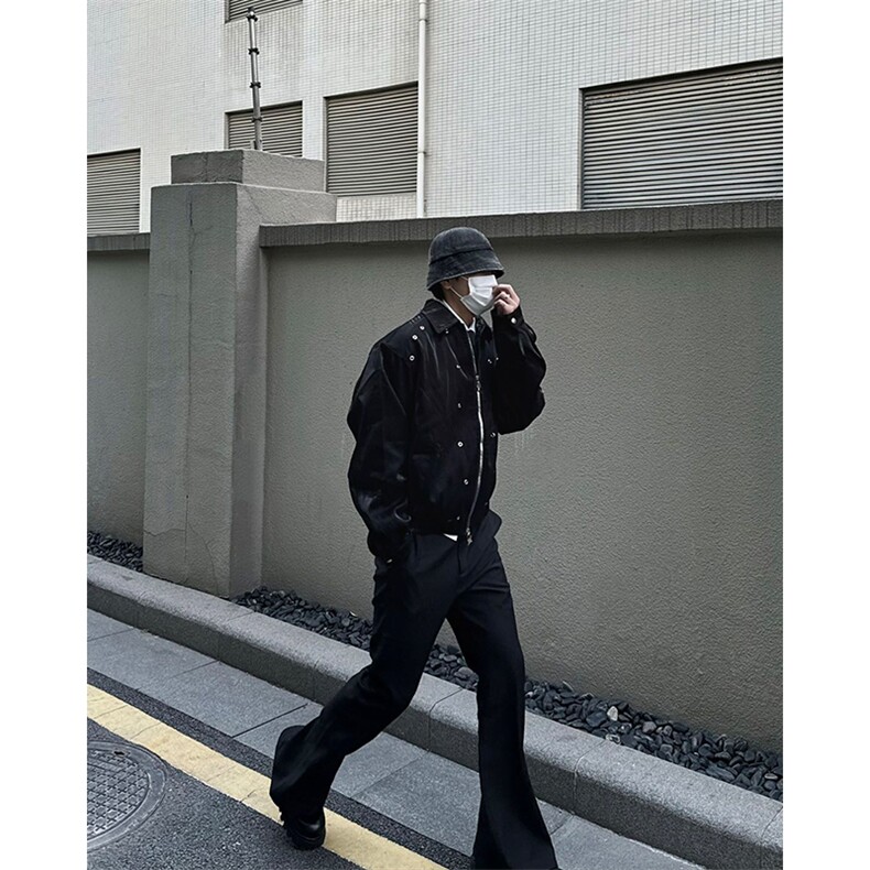 自家图，博主风cleanfit外套男短款美式复古飞行员夹克JK2404-P95,男装夹克,星座1007（原301D）