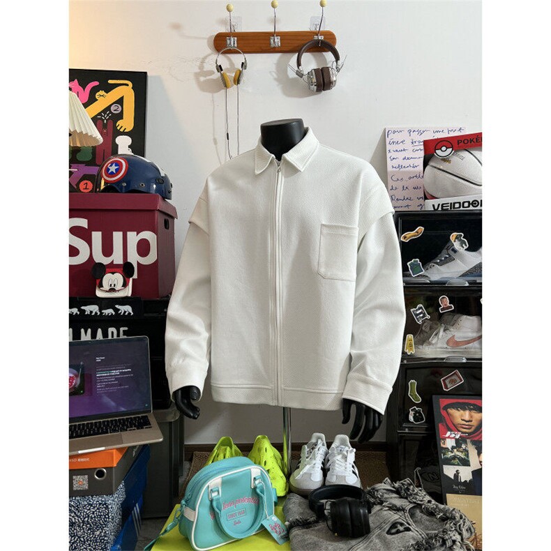 假模美式复古翻领夹克外套男100聚酯JK2505-特P65控118,男装夹克,电商B370