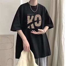 T692纯棉220克五分袖T恤小落肩上衣夏季新款短袖S-3XLP15，男装T恤，星座1210-1