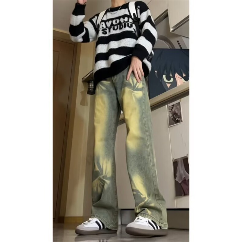 2024美式牛仔裤男款直筒长裤潮  XF907 P48图片