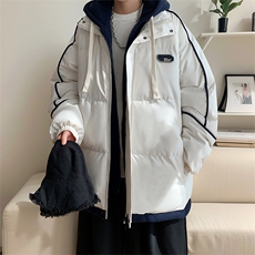 棉衣男冬季港风宽松假两件连帽休闲学生棉服MD8888-P90(抖音勿上，男装棉衣，星座214-3