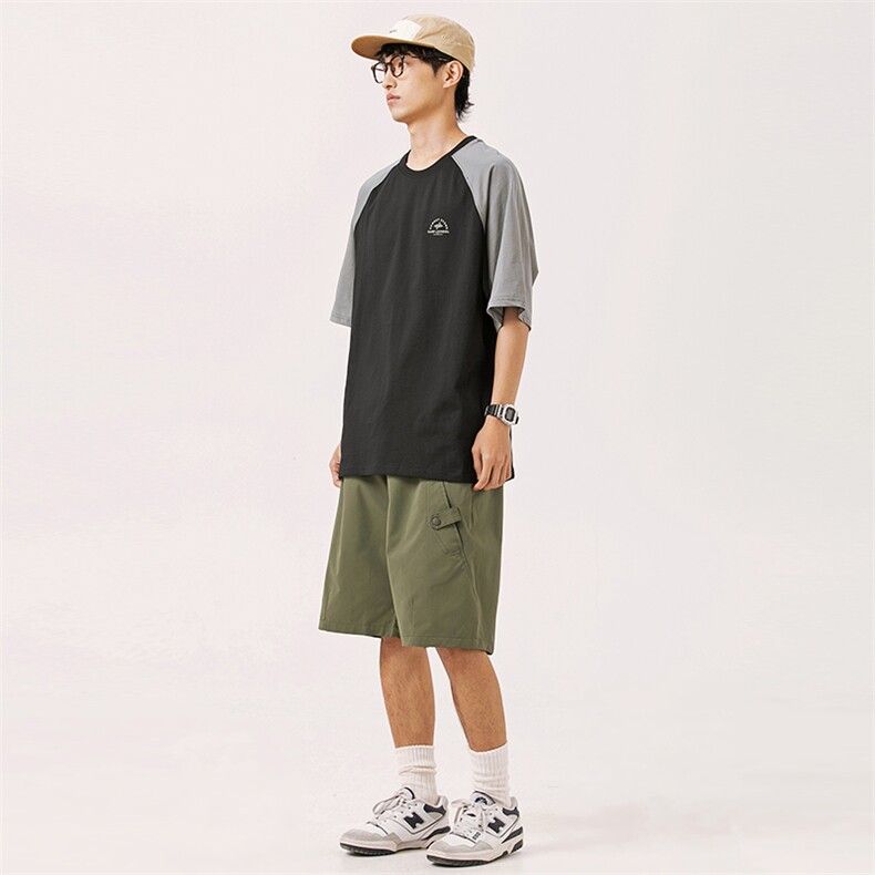 2025夏季新款男装日系潮牌印花圆领宽松短袖休闲T恤半袖T870-F44,男装T恤,电商A101（原外27）
