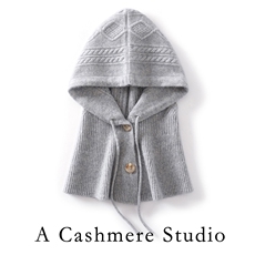 2025年时尚百搭通勤简约休闲羊绒菱形扭花连帽，帽子，蒙娇羊绒