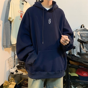 ！连帽圆领卫衣男装港风帽衫男 LM84-P35图片