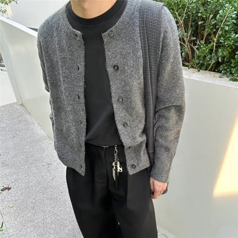 针织开衫宽松长袖外套男女韩版百搭上衣春秋季外搭毛衣LD0500-P55,男装针织衫/毛衣,星座1008