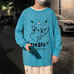 M67078-P45 加绒款-P65圆领毛衣男大码针织衫男毛线衣线衫图片