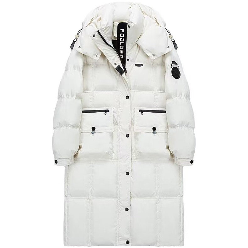 2025年秋季拉链长袖立领长款羽绒服时尚百搭，女装羽绒服，禾雯电商供货