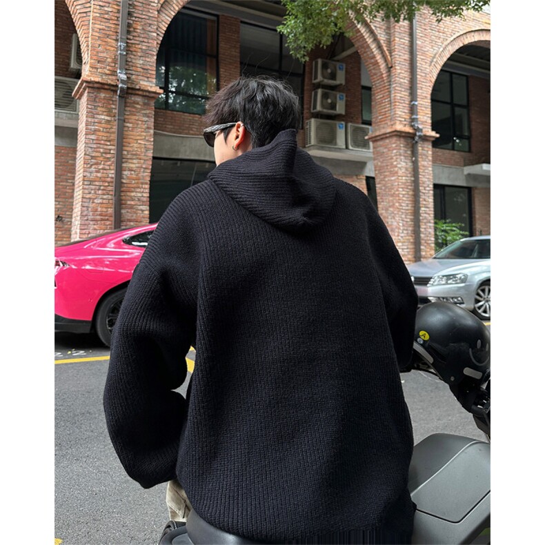 男士连帽男士套头针织毛衣A367MK18P70控98,男装针织衫/毛衣,电商A367
