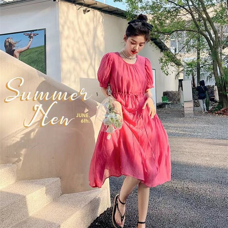 现货法式甜美减龄仙女裙251-25111-P105-K158，女装连衣裙，浙宝189