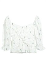 锁骨短袖衬衫女设计感小众夏季法式方领上衣女2021年新款，女装蕾丝衫/雪纺衫，寒都衣屋