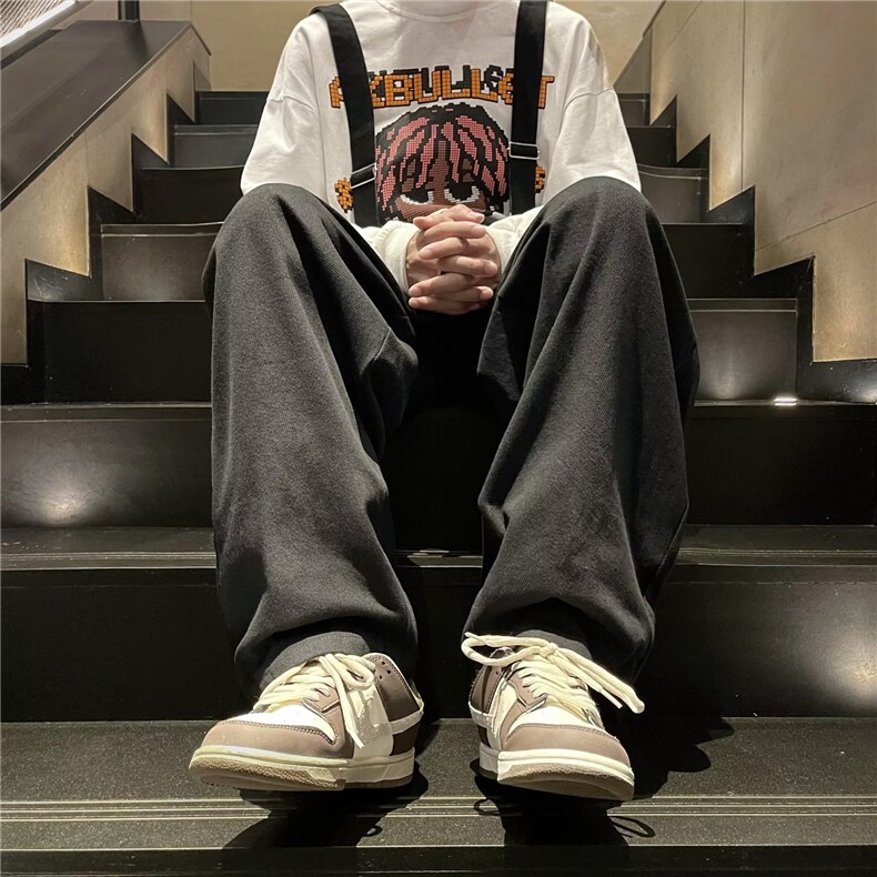 男秋季新款港风休闲吊带裤EK54P36,男装休闲裤,星座1116-2