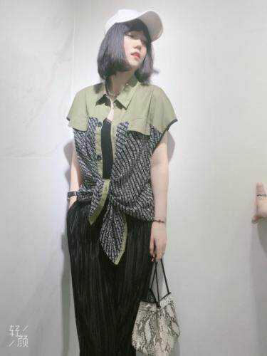 欧版字母衬衫，女装衬衫，芭娜美纳