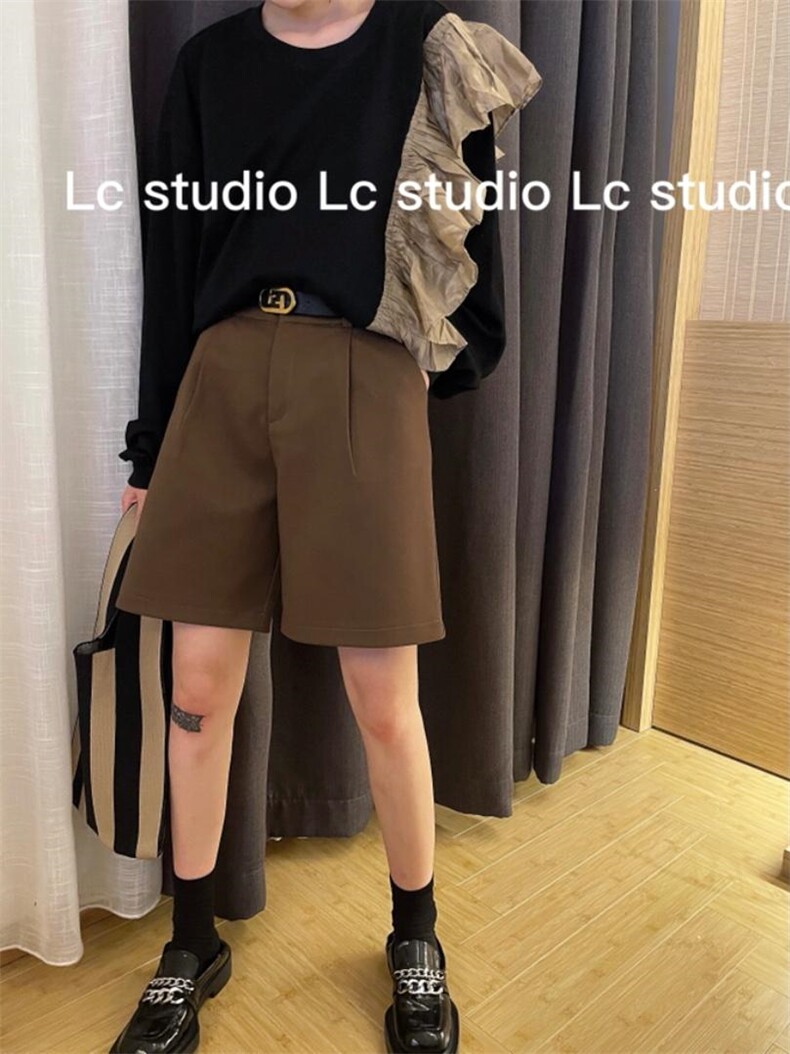 秋季五分裤中裤百搭单品，其它，LC裤子