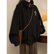 主推春季新款宽松/大码外套夹克XZ102B-1-JK902-P85，男装夹克，星座102B-1