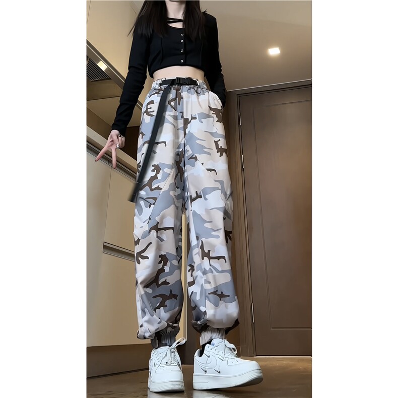 2024春季新款机能防水潮流束脚迷彩冲锋裤B315-K24027-p50控68图片
