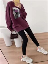 加绒卫衣，冬款，女装卫衣/绒衫，寸汐