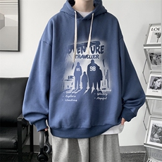8XL连帽卫衣男大码胖子帽衫大号运动服WY2374-P35，男装卫衣，电商A040