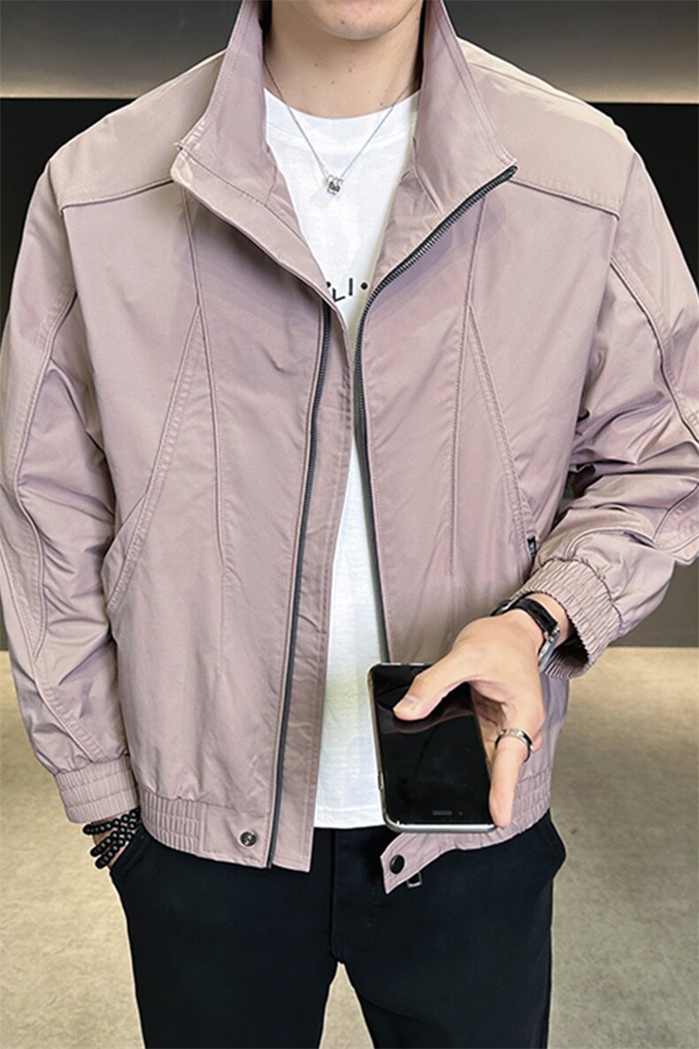 2025新款秋季夹克外套男士立领衣服潮流男装上衣A313-8311-P115,男装夹克,电商A313