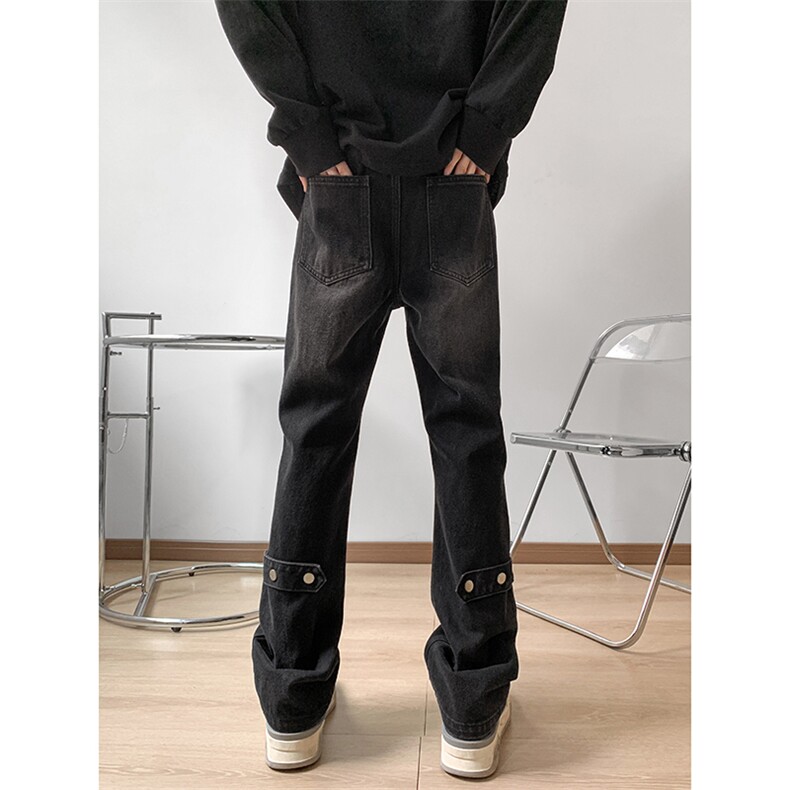 美式ins高街vibe重工艺水洗牛仔裤货号K2316P55,男装牛仔裤,电商A063