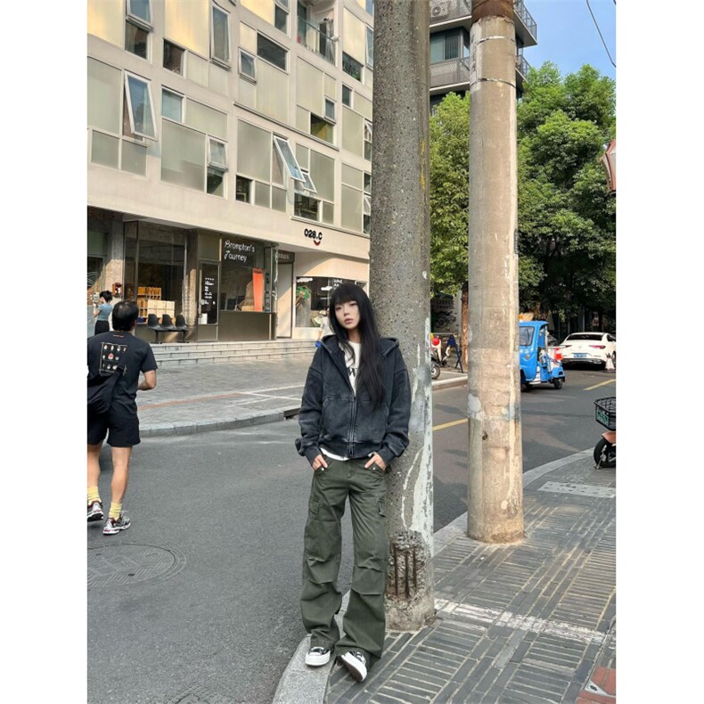 JY483-P68美式重磅短宽水洗做旧连帽卫衣,男装卫衣,星座1501-3