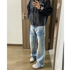 闪电纹牛仔裤网图慎用（现货4500件高品质牛仔裤C323-1-NZ868-P40，男装牛仔裤，电商C323-1