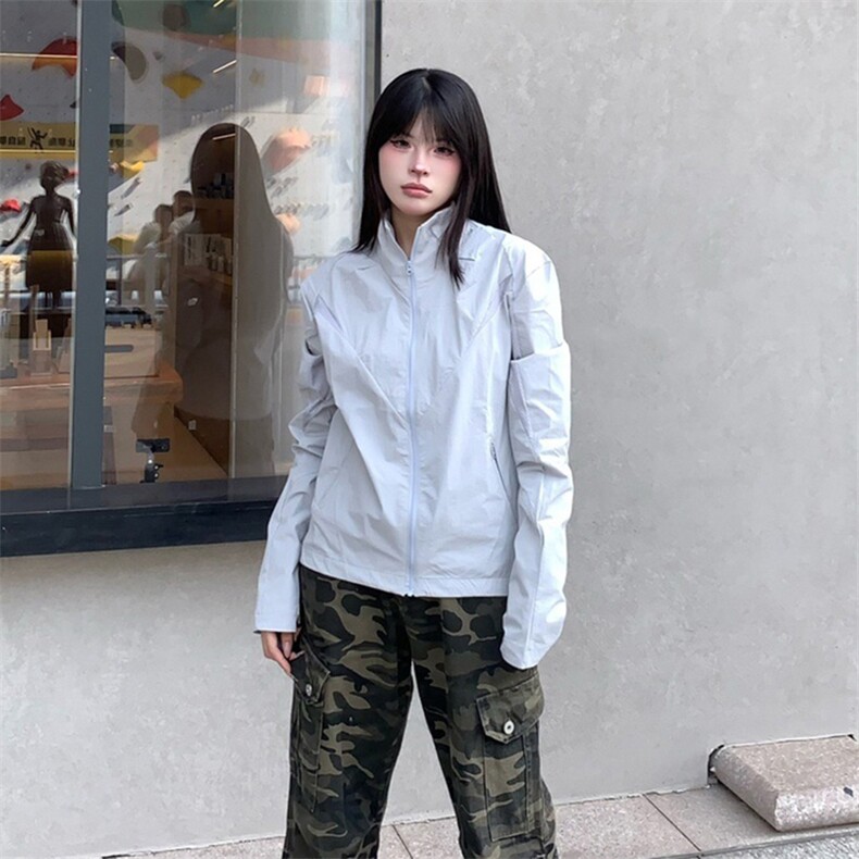 春夏款高品质冰感速干防晒服休闲户外运动外套透气弹力机能风夹克,男装防晒衣,电商A486-1