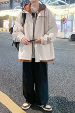秋季现货假两件夹克男三防二开冲锋衣外套DSA157B-JK763-特P70，男装夹克，电商A157B