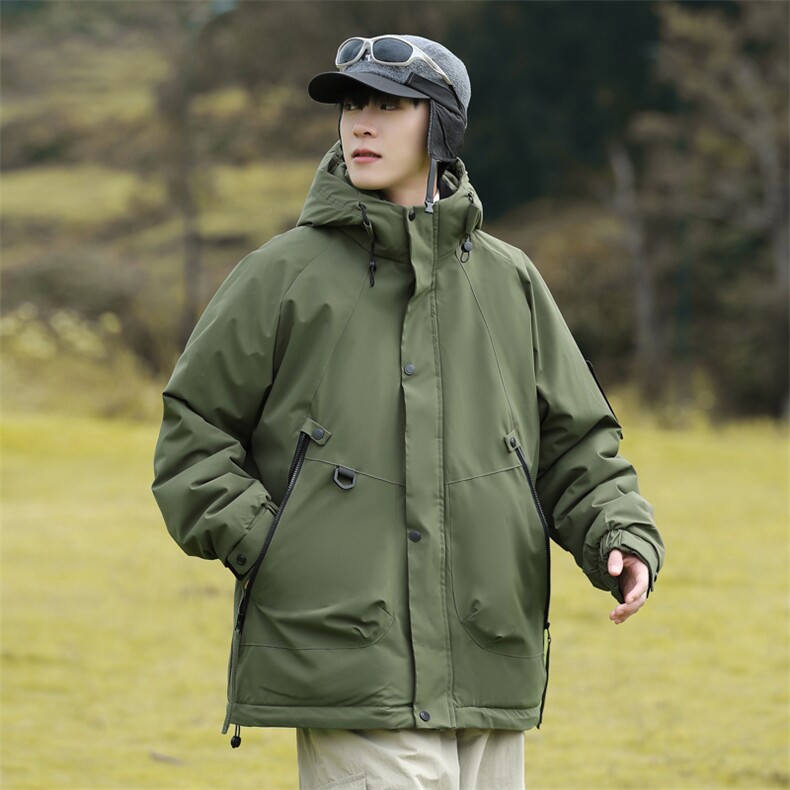 新款棉服石墨烯内里连帽加厚冬装情侣装韩版宽松棉袄MY8852-P105图片