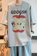 已注册/夏季内景新款设计感小众宽松短袖T恤男潮体恤DT00593/P25，男装T恤，电商B316
