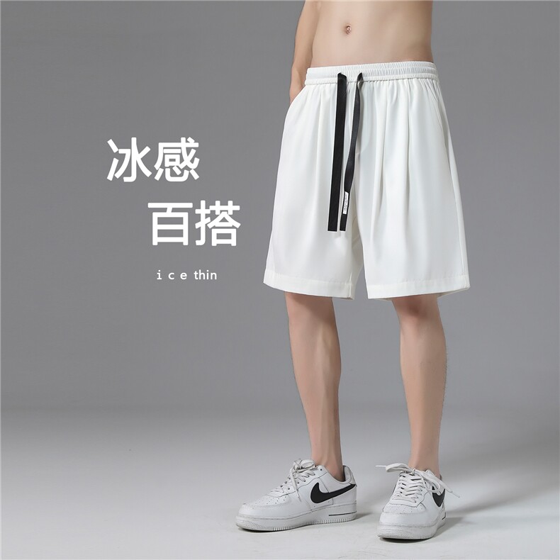 休闲运动短裤男士夏季薄款潮牌五分冰丝休闲裤DK515-特批20,男装休闲裤,星座718-1