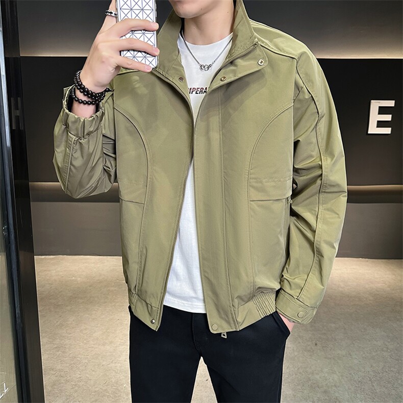 JK802-P752025秋季时尚男装青年夹克休闲百搭外套,男装夹克,星座507A（原星座306B-2）