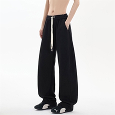 美式斜切弯刀版型卫裤大码宽松休闲运动裤长裤K8547-P16【特价】，男装休闲裤，电商A007