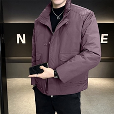 标90男士简约翻领羽绒服上衣外套百搭A329-YR3609-P265，男装羽绒服，电商A329