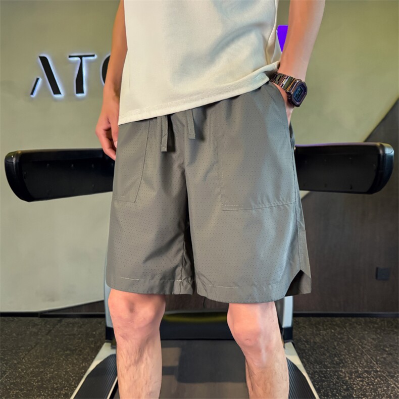 B340DK35P4565小伙风短裤男直筒宽松五分裤,男装牛仔裤,电商B340