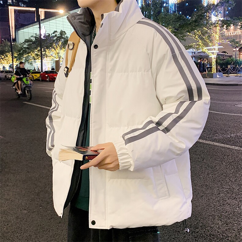 冬季棉衣男士青年休闲外套韩版潮流加厚保暖棉服面包服M6687-P90图片